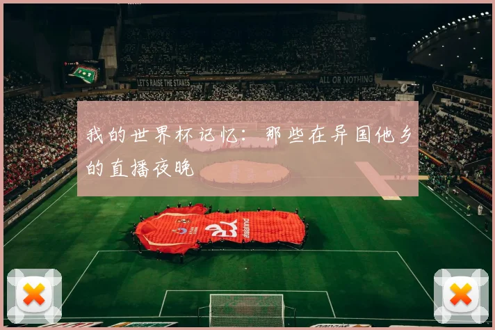 我的世界杯记忆：那些在异国他乡的直播夜晚