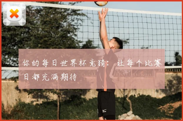你的每日世界杯竞猜：让每个比赛日都充满期待